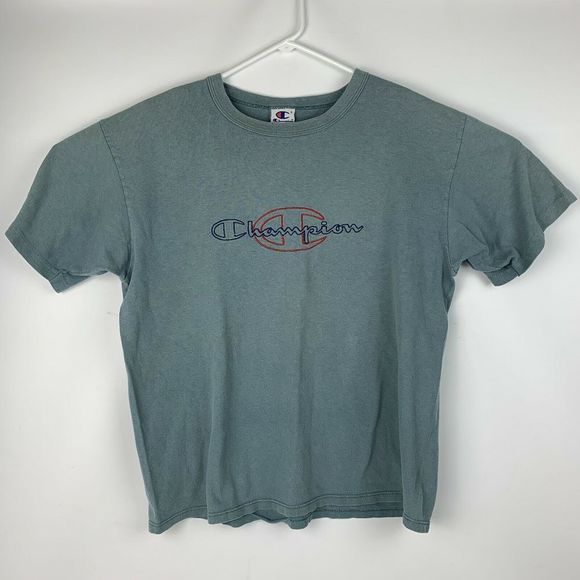 champion big logo t shirt